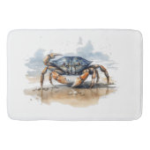 Tapis De Bain Crabe de plage aquarelle (Devant)