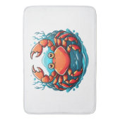 Tapis De Bain crabe-drole (devant Vertical)