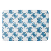 Tapis De Bain Crabes Bleus Classique Motif côtier (Devant)
