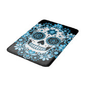 Tapis De Bain Crâne à sucre bleu (Angle)