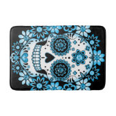 Tapis De Bain Crâne à sucre bleu (Devant)