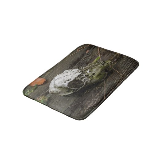 Tapis De Bain Crâne de cerf blanc (Angle)