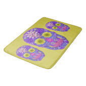 Tapis De Bain Crâne de fleurs 5 (Angle)