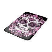 Tapis De Bain Crâne de sucre rose (Angle)
