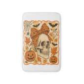 Tapis De Bain Crâne effrayant Halloween (Devant (Vertical))