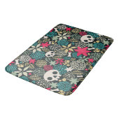 Tapis De Bain Crâne en fleurs (Angle)