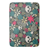 Tapis De Bain Crâne en fleurs (devant Vertical)