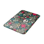 Tapis De Bain Crâne en fleurs (Angle)