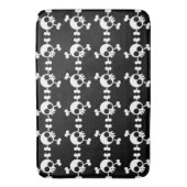 Tapis De Bain Crâne et os croisés (devant Vertical)