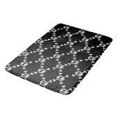 Tapis De Bain Crâne et os croisés (Angle)