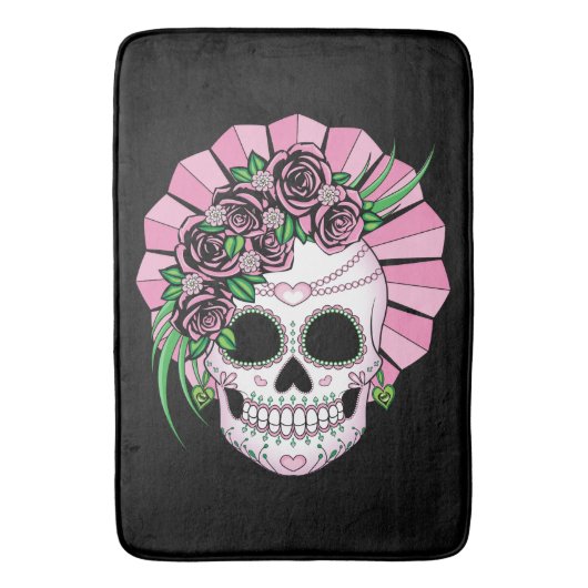 Tapis De Bain Crâne Lady Sugar (devant Vertical)
