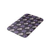 Tapis De Bain Crâne pourpre de sucre (Angle)