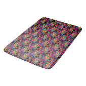 Tapis De Bain Crâne psychédélique dynamique (Angle)