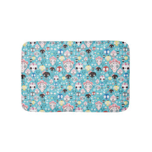 Tapis De Bain Crâne riant de texture