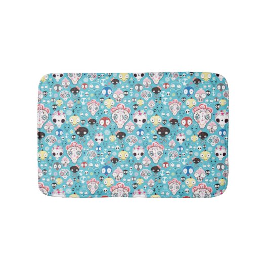Tapis De Bain Crâne riant de texture (Devant)