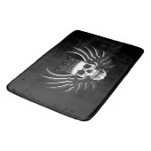 Tapis De Bain Crâne roi avec ailes (Angle)
