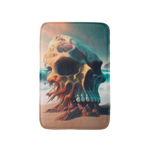 Tapis De Bain Crâne sur la plage