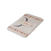 Tapis De Bain Crâne tribal de boeuf du sud-ouest (Angle)