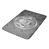 Tapis De Bain Crâne viking (Angle)