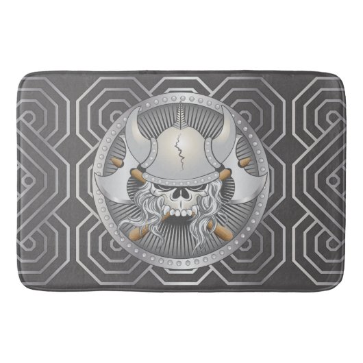 Tapis De Bain Crâne viking (Devant)