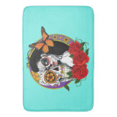 Tapis De Bain Crânes à sucre Art Nouveau (devant Vertical)