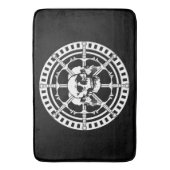 Tapis De Bain Crânes avec épées (devant Vertical)