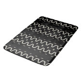 Tapis De Bain Cravate noire décontractée (Angle)