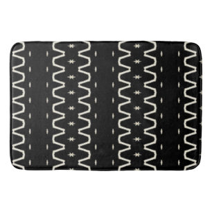 Tapis De Bain Cravate noire décontractée