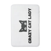 Tapis De Bain Crazy Cat Lady Bath Mat (Devant (Vertical))