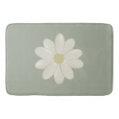 Tapis De Bain Cream Daisy Sage Vert Grand Mat Bain (Devant)