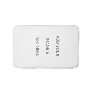 Tapis De Bain Create Your Own white