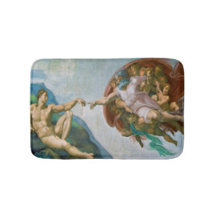Tapis De Bain Création d'Adam - Michel-Ange 1475 - 1564