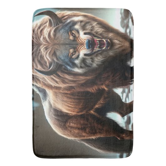 Tapis De Bain Créature Imaginaire (devant Vertical)