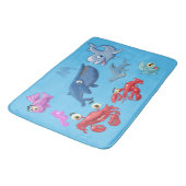 Tapis De Bain Créatures marines amusantes (Angle)