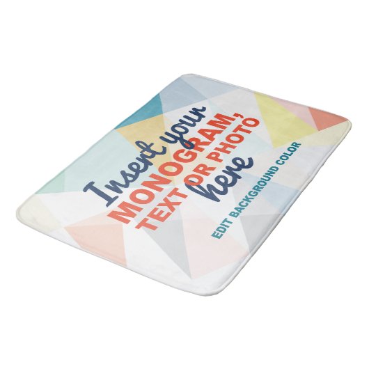 Tapis De Bain Créez votre propre personnalisation (Angle)