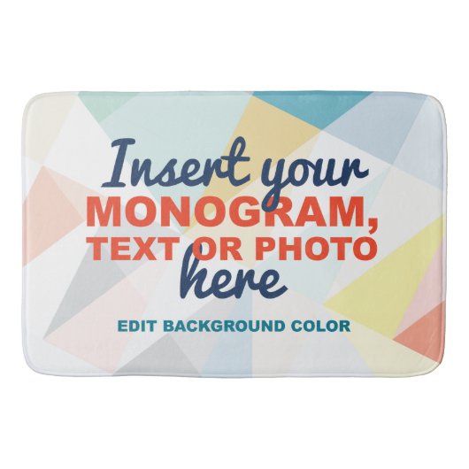 Tapis De Bain Créez votre propre personnalisation (Devant)