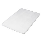 Tapis De Bain Créez votre propre personnalisation Solide Blanc (Angle)