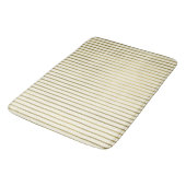 Tapis De Bain Crème chaude - Grandes dorées Minimal Chic Motif (Angle)