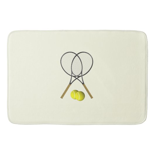Tapis De Bain Crème double de tennis (Devant)