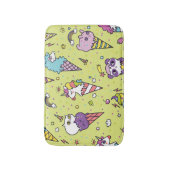 Tapis De Bain Crème glacée Pop Cute : Motif animal (Devant (Vertical))