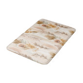 Tapis De Bain Crème Rustique Floral Boho (Angle)