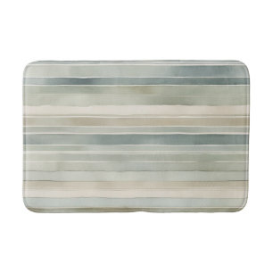 Tapis De Bain Crème turquoise bleue Sage vert Distressed