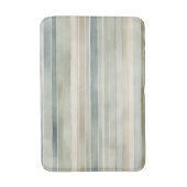 Tapis De Bain Crème turquoise bleue Sage vert Distressed (Devant (Vertical))