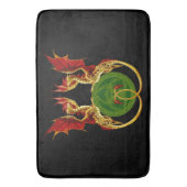 Tapis De Bain Crescent Céleste Lune Et Dragons (devant Vertical)