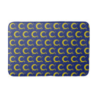 Crescent Jaune Lune Bleu Nuit Sky Star Astronomie