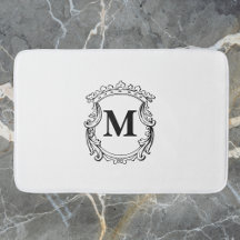 Crête élégante Monogramme personnalisé