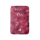 Tapis De Bain Crimson et noir (Devant (Vertical))