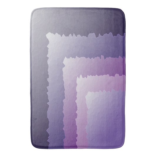 Tapis De Bain cristaux violets (devant Vertical)
