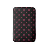 Tapis De Bain Crochets Mulberry sur noir (Devant (Vertical))