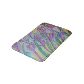 Tapis De Bain Crocus de printemps Abstrait (Angle)